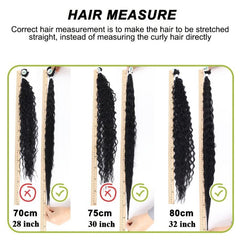 9 PCS Afro Curls Hair Bundles Set Soft Water Wave Hair Weft Weaving