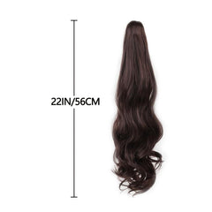 Long Wavy Clip In Hair Extension Synthetic Hairpiece