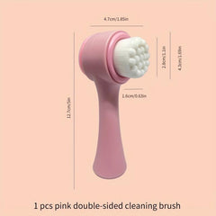 Dual Sided Silicone Facial Cleansing Brush for Men Women