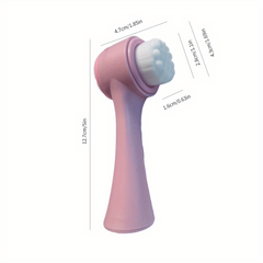Dual Sided Silicone Facial Cleansing Brush for Men Women