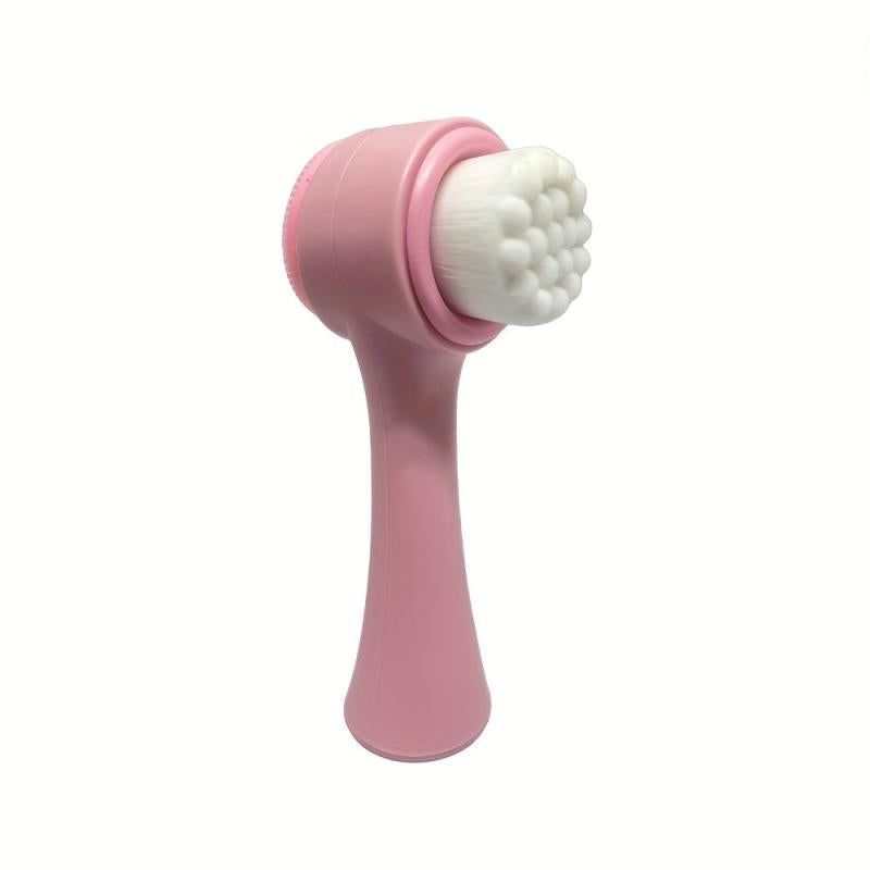 Dual Sided Silicone Facial Cleansing Brush for Men Women