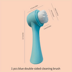 Dual Sided Silicone Facial Cleansing Brush for Men Women