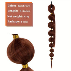 Bubble Ponytail with Elastic Hair Rope for Daily Use Parties Cosplay