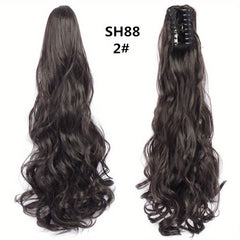 Curly Claw Clip-On Ponytail Hair Extension Synthetic Hairpiece