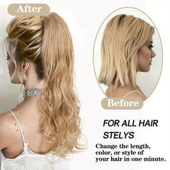 Curly Claw Clip-On Ponytail Hair Extension Synthetic Hairpiece