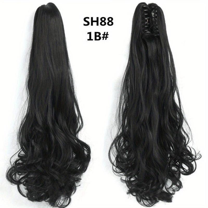 Curly Claw Clip-On Ponytail Hair Extension Synthetic Hairpiece