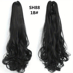 Curly Claw Clip-On Ponytail Hair Extension Synthetic Hairpiece