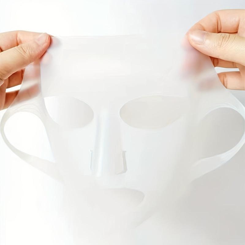 2pcs Reusable Silicone Facial Mask Cover for Sheet Masks Clay Cream Serums