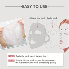 2pcs Reusable Silicone Facial Mask Cover for Sheet Masks Clay Cream Serums