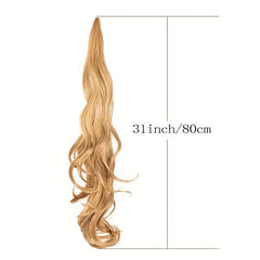Wave Winding Braid Synthetic Ponytail Extensions for Women