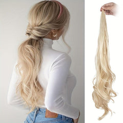 Wave Winding Braid Synthetic Ponytail Extensions for Women