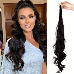 Wave Winding Braid Synthetic Ponytail Extensions for Women