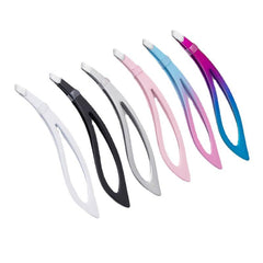 Stainless Steel Ingrown Hair Tweezers Set for Eyebrow and Eyelash Grooming