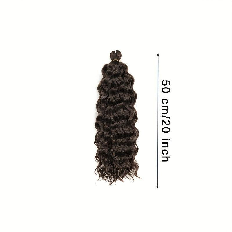 50 8 Cm Ocean Wave Crochet Wavy Hair Extensions Hawaii Curly Braiding Hair