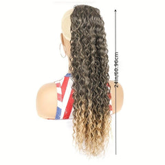 Hip Hop Drawstring Deep Curly Hair Ponytail