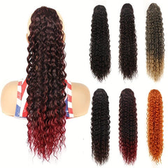 Hip Hop Drawstring Deep Curly Hair Ponytail