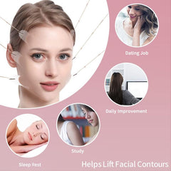 40 Pcs Face Lift Tapes Instant V Shape Bands Double Chin Reducer