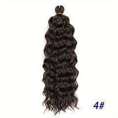 Ombre Long Curly Hair Synthetic Crochet Hair Extensions Natural Looking