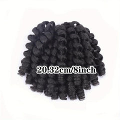 Short Curly Jamaican Bounce Crochet Hair for Women