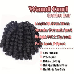 Short Curly Jamaican Bounce Crochet Hair for Women
