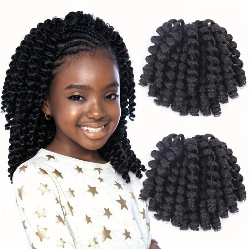 Short Curly Jamaican Bounce Crochet Hair for Women