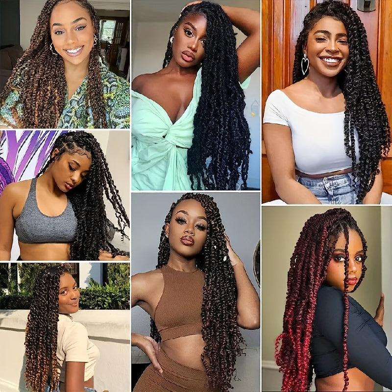 Passion Twist Hair Extensions Water Wave Crochet Braids