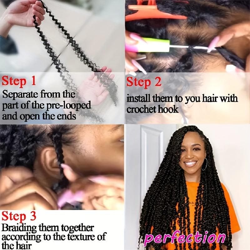 Passion Twist Hair Extensions Water Wave Crochet Braids