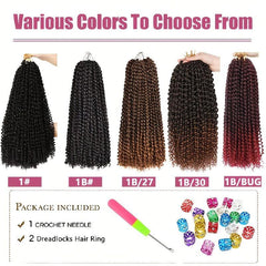 Passion Twist Hair Extensions Water Wave Crochet Braids