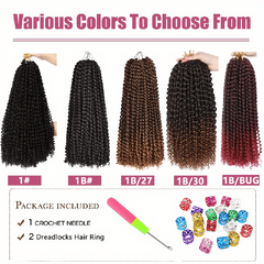 Passion Twist Hair Extensions Water Wave Crochet Braids