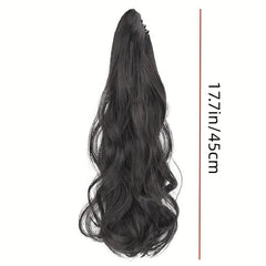 Long Curly Claw Ponytail Synthetic Clip In Hair Extensions