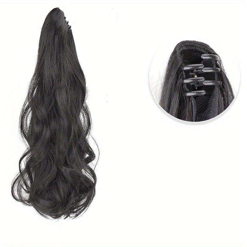 Long Curly Claw Ponytail Synthetic Clip In Hair Extensions