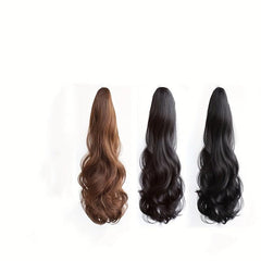 Long Curly Claw Ponytail Synthetic Clip In Hair Extensions