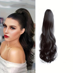 Long Curly Claw Ponytail Synthetic Clip In Hair Extensions
