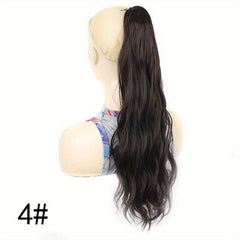 Long Curly Claw Ponytail Synthetic Hair Extensions for Daily Use
