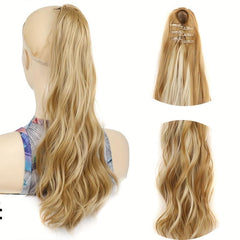 Long Curly Claw Ponytail Synthetic Hair Extensions for Daily Use