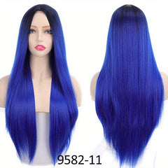 Long Straight Middle Part Wig for Women