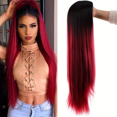 Long Straight Middle Part Wig for Women