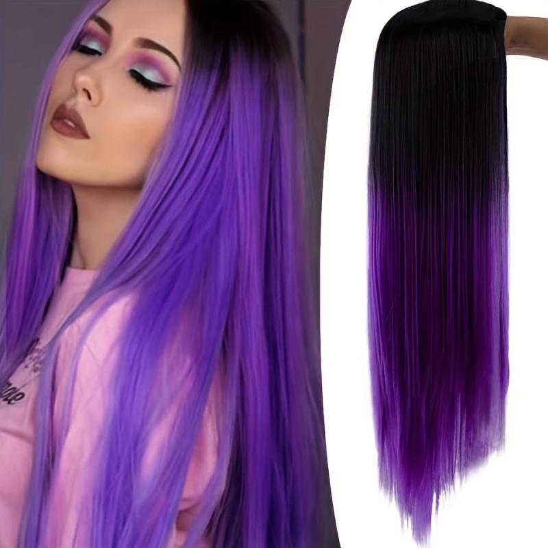 Long Straight Middle Part Wig for Women
