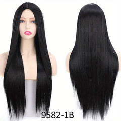 Long Straight Middle Part Wig for Women