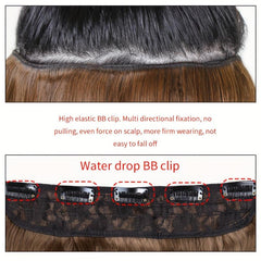 5clips Long Curly Hair Pieces Synthetic Clip In Hair Extensions