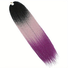 Senegal Twist Crochet Hair Extensions 60-96 cm Gradient Crochet Braid Extensions