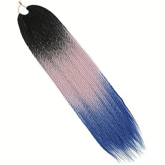 Senegal Twist Crochet Hair Extensions 60-96 cm Gradient Crochet Braid Extensions