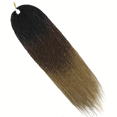 Senegal Twist Crochet Hair Extensions 60-96 cm Gradient Crochet Braid Extensions