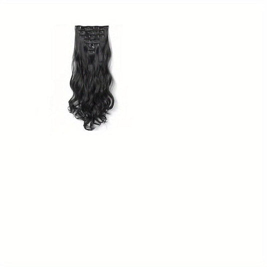7pcs Body Wave Curly Hair Pieces Set for Women Daily Party Cosplay