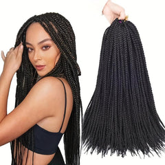 3 Strand Braids Hair Pieces Synthetic Crochet Hair Extensions 20 22 Strands