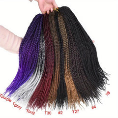 3 Strand Braids Hair Pieces Synthetic Crochet Hair Extensions 20 22 Strands