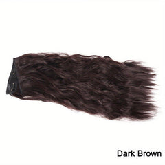 Invisible Curly Hair Extensions with Transparent Headband