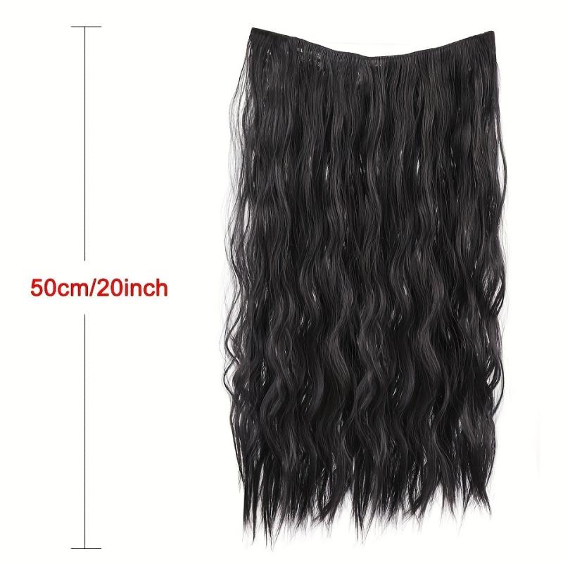 Invisible Curly Hair Extensions with Transparent Headband