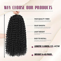 Passion Twist Hair 25 4 Cm Long Water Wave Crochet Braids