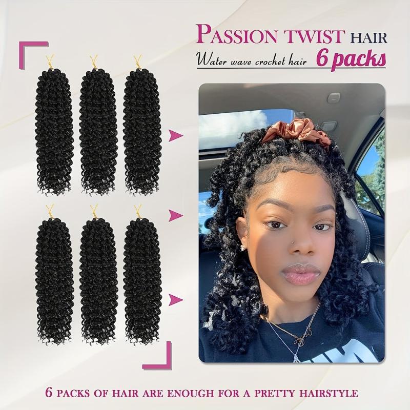 Passion Twist Hair 25 4 Cm Long Water Wave Crochet Braids